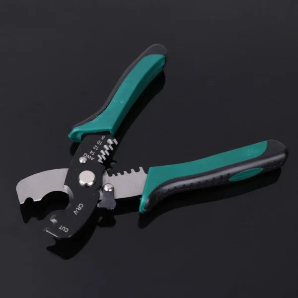 8 Inch Wire Stripper Cable Cutting Scissor Stripping Pliers Cutter Hand Tools | Best Quality Hand Tools ( Random Color )